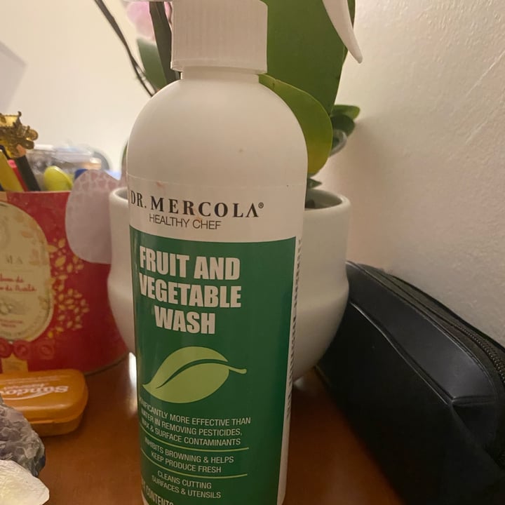 photo of Dr. Mercola fruit and vegetable wash shared by @giselavallin on  31 Jul 2022 - review