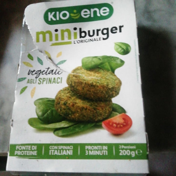 photo of Kioene Mini Burger Vegetale Agli Spinaci shared by @eledic on  02 May 2022 - review