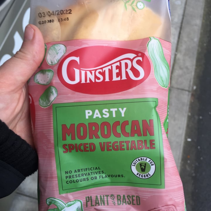 photo of Ginsters Moroccan Spiced Vegetable Pasty shared by @naomivegan on  02 Apr 2022 - review