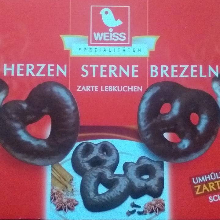 review photo of Weiss Spezialitäten Lebkuchen Herzen Sterne Brezeln shared by @celilovesanimals on 27 Nov 2021 - review