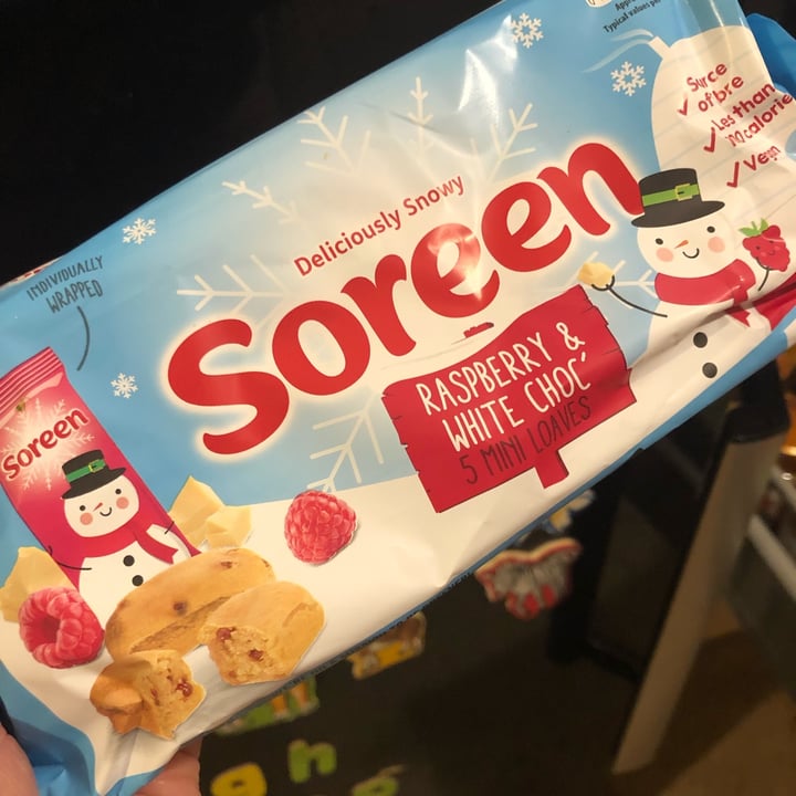 photo of Soreen Raspberry & white choc mini loaves shared by @cloudnineberry on  14 Jan 2022 - review
