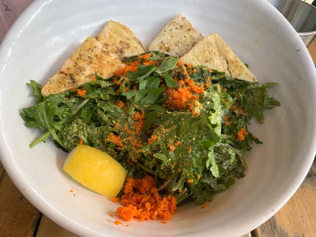 「Baked Tofu Caesar salad」の料理の写真