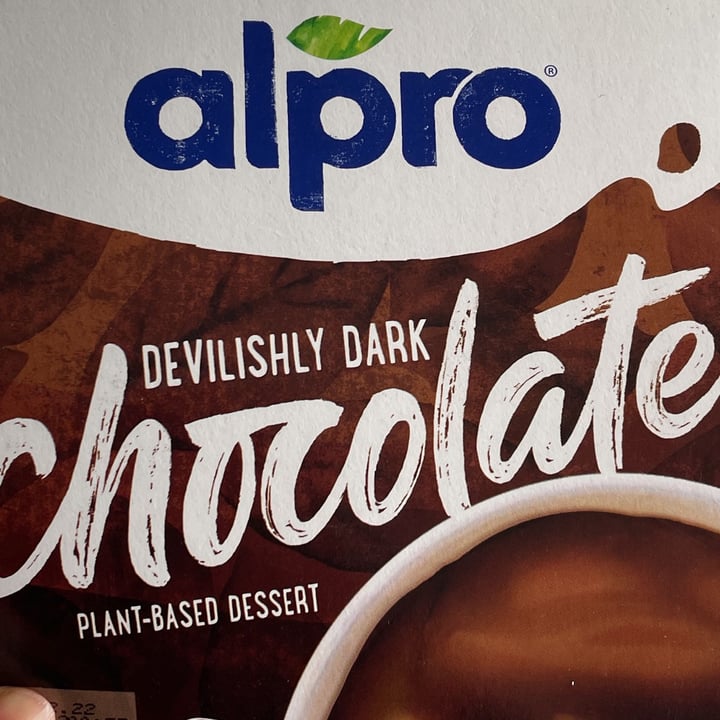 review photo of Alpro Devilishly Dark Chocolate Plant-based Dessert shared by @camueller on 03 May 2022 - review
