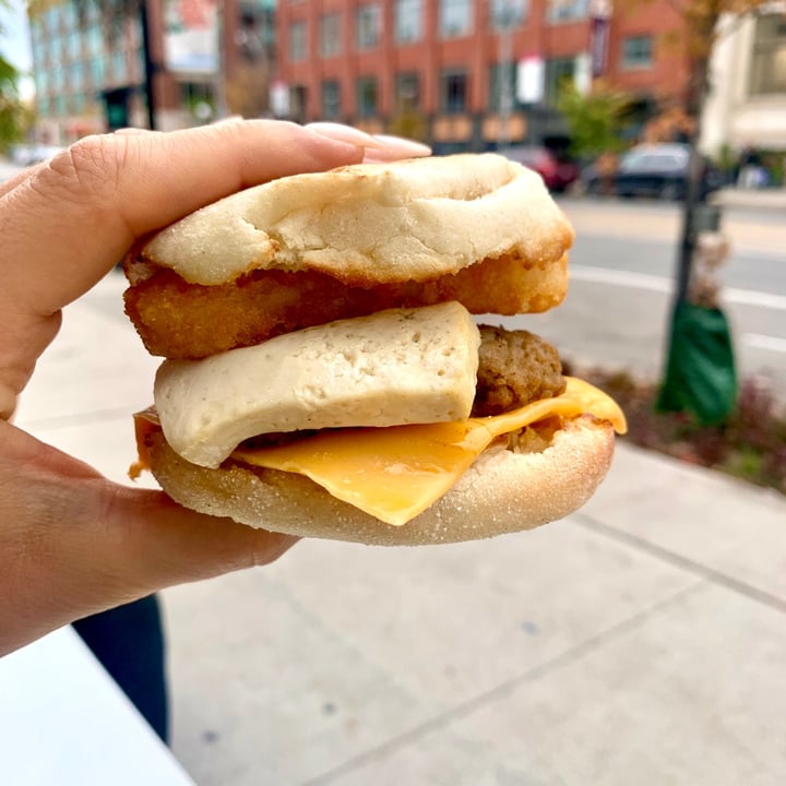 photo of Odd burger Sausage Maple Crunch shared by @thealexrae on  19 Oct 2020 - review