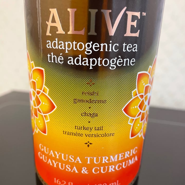 photo of GT’s Living Foods Alive Adaptogenic Tea Guayusa Turmeric shared by @billofthewild on  10 Sep 2021 - review