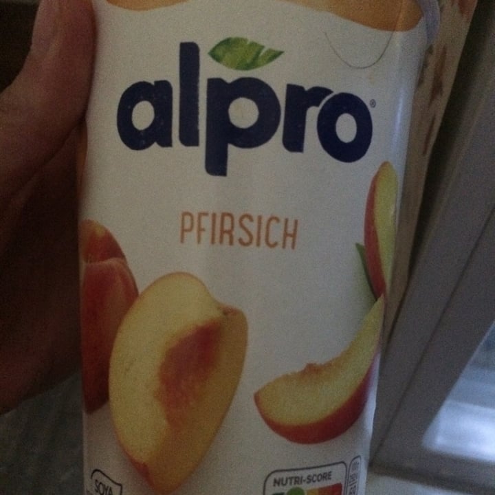 review photo of Alpro Peach Yoghurt shared by @shaybo on 19 May 2020 - review
