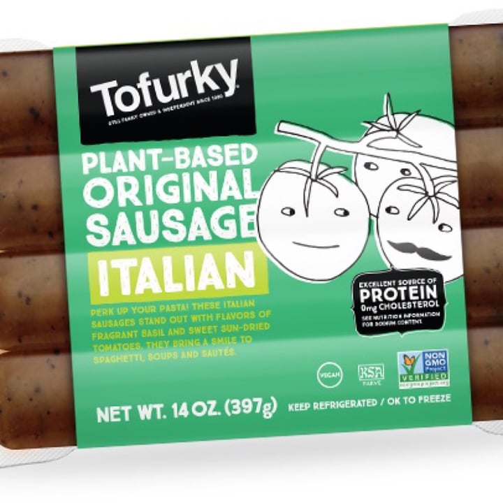 photo of Tofurky Plant-based Sausages Italian shared by @burnsconcerns on  15 Jul 2021 - review