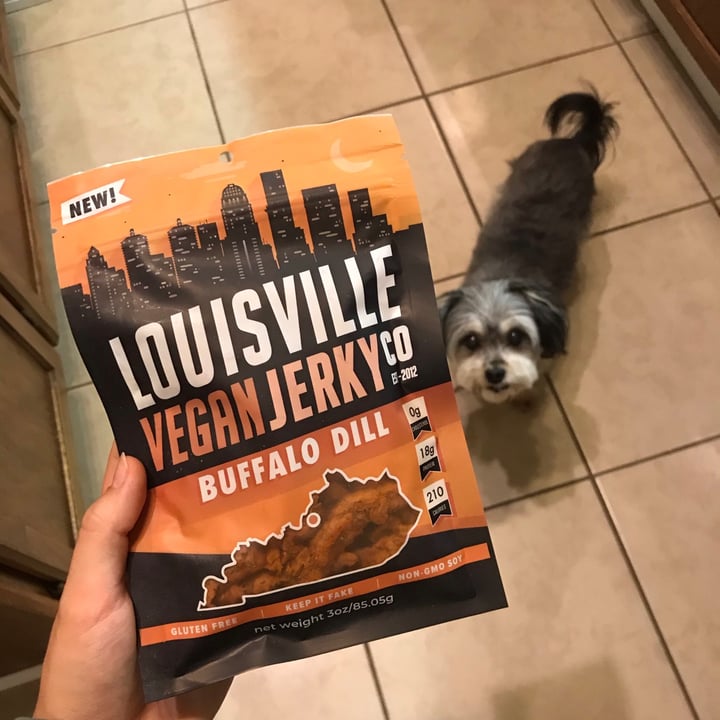 photo of  Louisville Vegan Jerky Co. Buffalo Dill shared by @lakoalabooty on  09 Dec 2020 - review