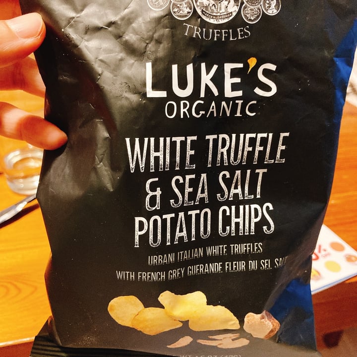 review photo of Luke’s Organic White truffle and sea salt potato chips shared by @chingaling on 10 Apr 2021 - review