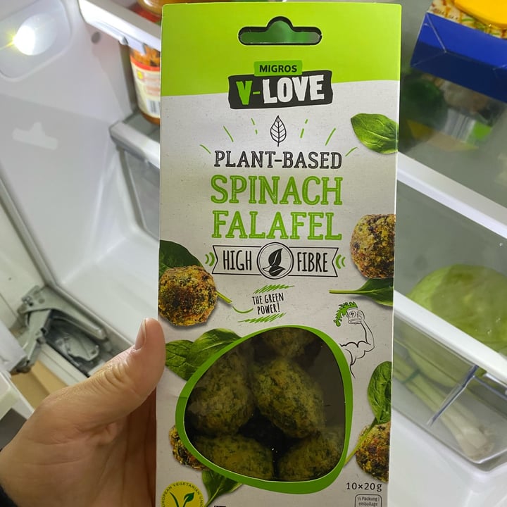 photo of Migros V-Love Spinach Falafel shared by @heymiiri on  19 Mar 2022 - review