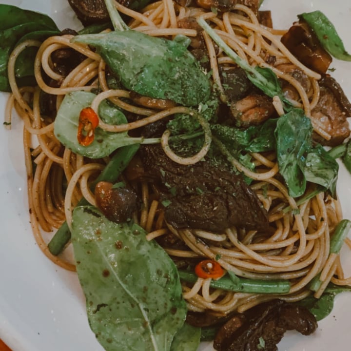 photo of Pacamara Boutique Coffee Roasters Singapore Mushroom Aglio Olio shared by @kyra on  03 Jul 2020 - review