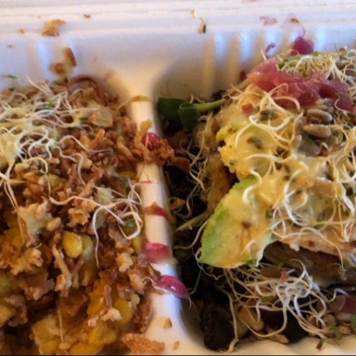 photo of The Sunshine Food Sprouting Co Bunless Burger shared by @hannahaltmann on  01 Aug 2020 - review