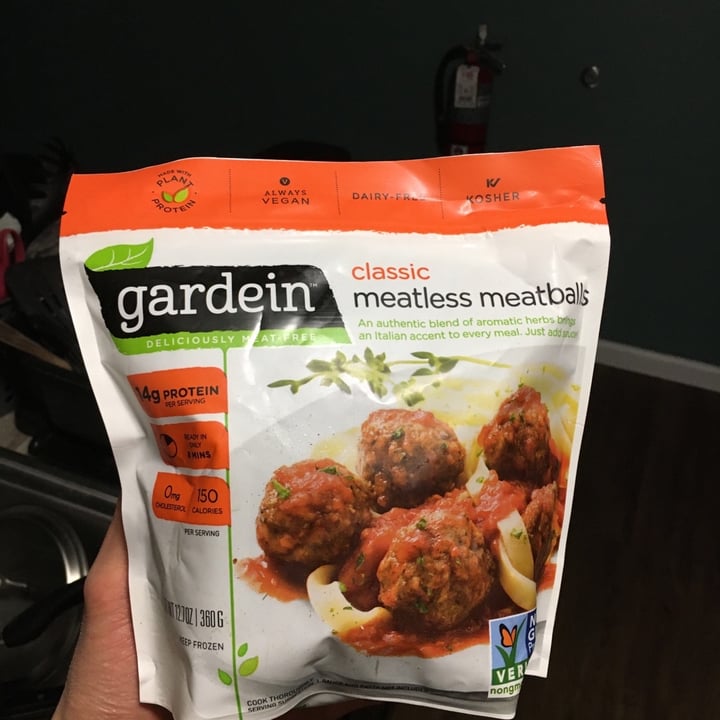 photo of Gardein Classic Meatless Meatballs shared by @wizkorea on  28 Feb 2021 - review