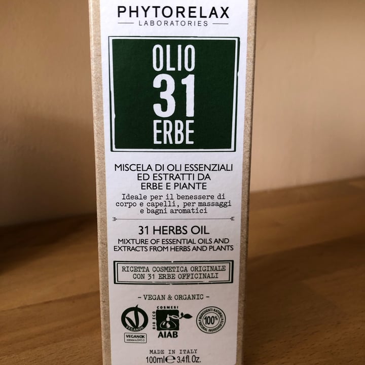 photo of Phytorelax Olio 31 Erbe shared by @gillis2010 on  04 Feb 2022 - review