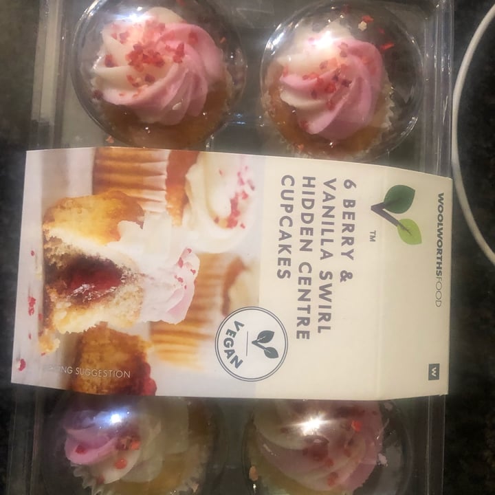 photo of Woolworths Food Berry swirl centre cupcakes shared by @leeanneg on  27 Mar 2022 - review