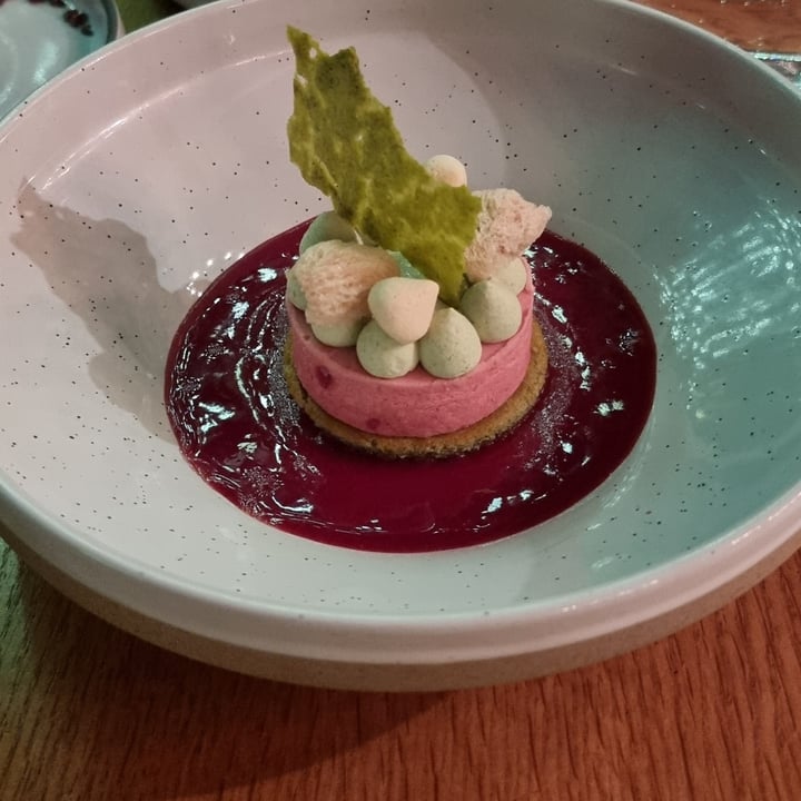 photo of Alibi Bar cheese cake raspberry shared by @lazyvegan29 on  19 Jun 2022 - review