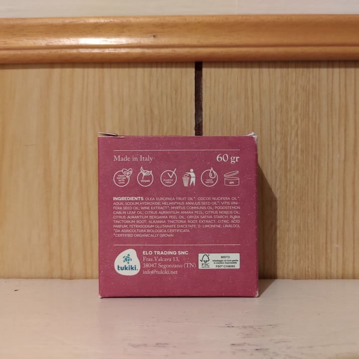 review photo of Tukiki Sapone solido al vino rosso shared by @imstiv on 08 Dec 2021 - review