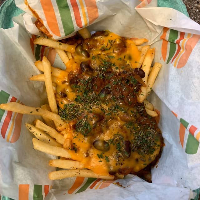Photo of the dish “Chili Cheese Spuds”