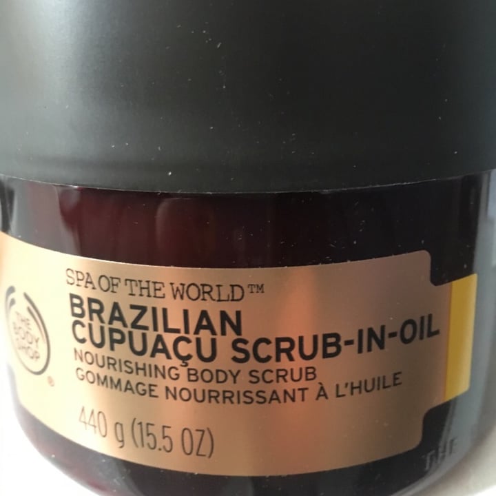 photo of The Body Shop Brazilian Cupuacu Scrub in Oil shared by @annaskeens on  30 Jun 2021 - review