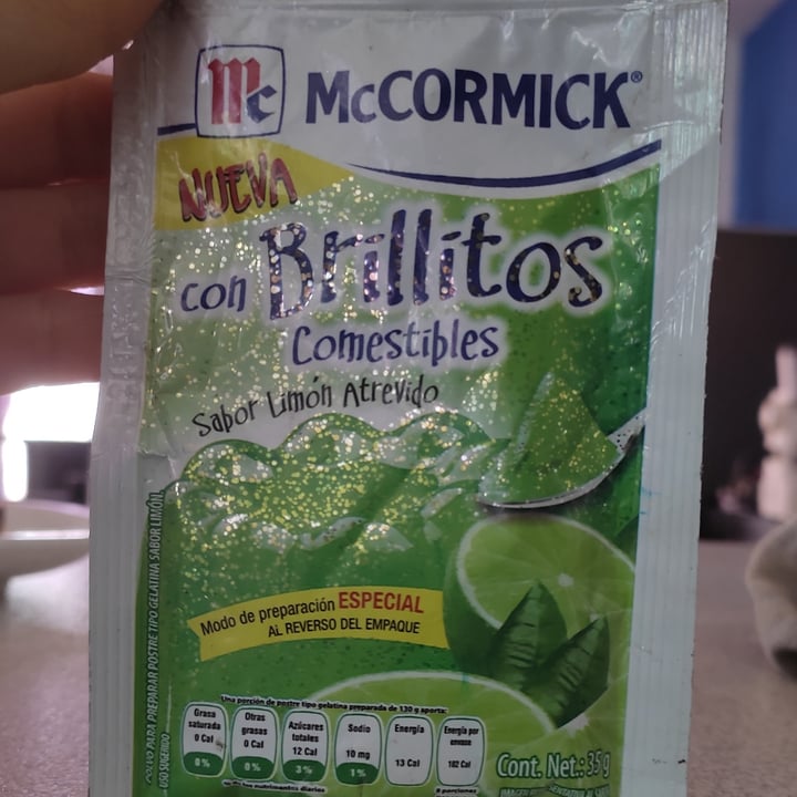 photo of McCormick Gelatina Con Brillos Limon Atrevido shared by @pepitanugg3t on  20 Jun 2022 - review
