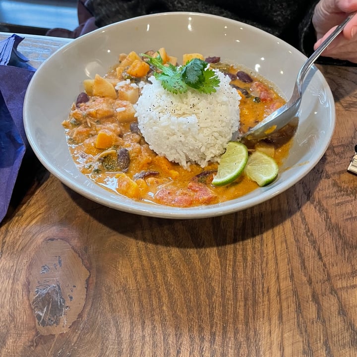photo of Nirvana tea house & cafe African stew shared by @therileyfarmrescue on  26 Feb 2022 - review