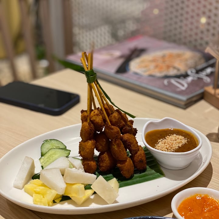 photo of Lotus Vegetarian Restaurant Homemade Satay shared by @angiecwakefield on  28 Dec 2021 - review