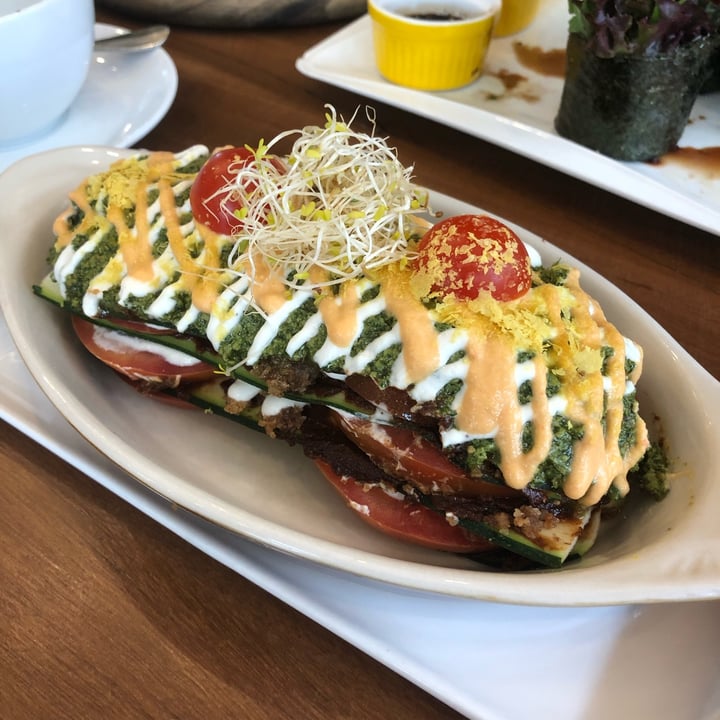 photo of The Living Cafe Zucchini Lasagne shared by @emdothe77 on  04 Mar 2022 - review
