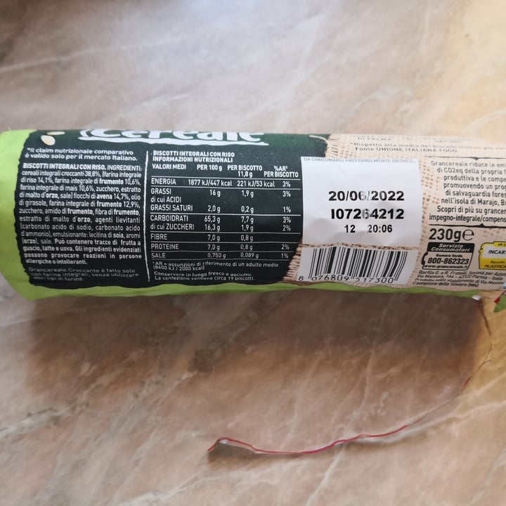 review photo of Gran Cereale Gran Cereale Croccante con Riso shared by @saragoldoni on 13 Apr 2022 - review