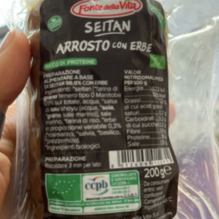 review photo of Fonte della vita Seitan arrosto con erbe shared by @patrickdelorenzi on 08 Apr 2022 - review
