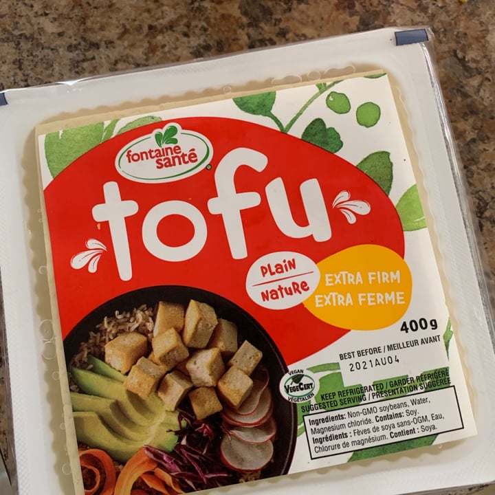 review photo of Fontaine Santé Plain tofu shared by @petrward on 26 Jun 2021 - review