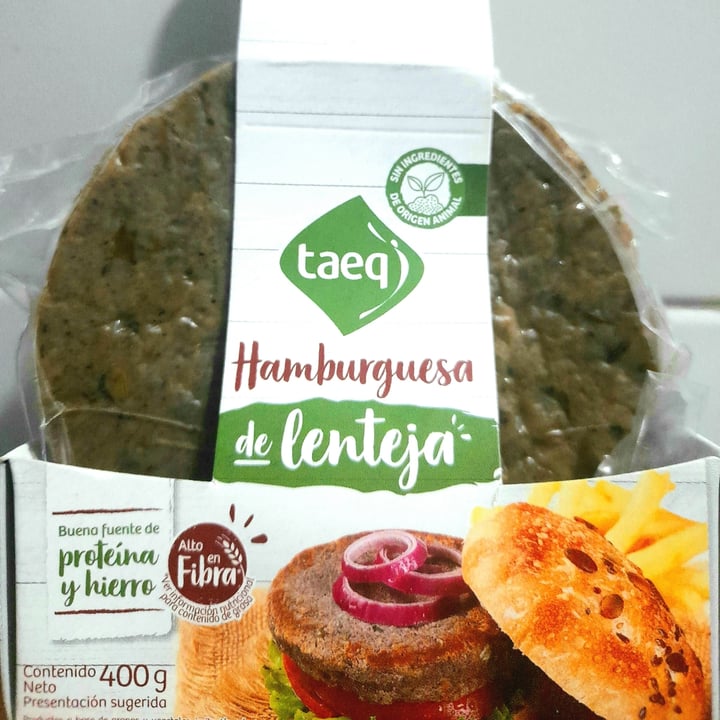 photo of Taeq Hamburguesa de Lentejas shared by @cameloooo on  09 Sep 2021 - review