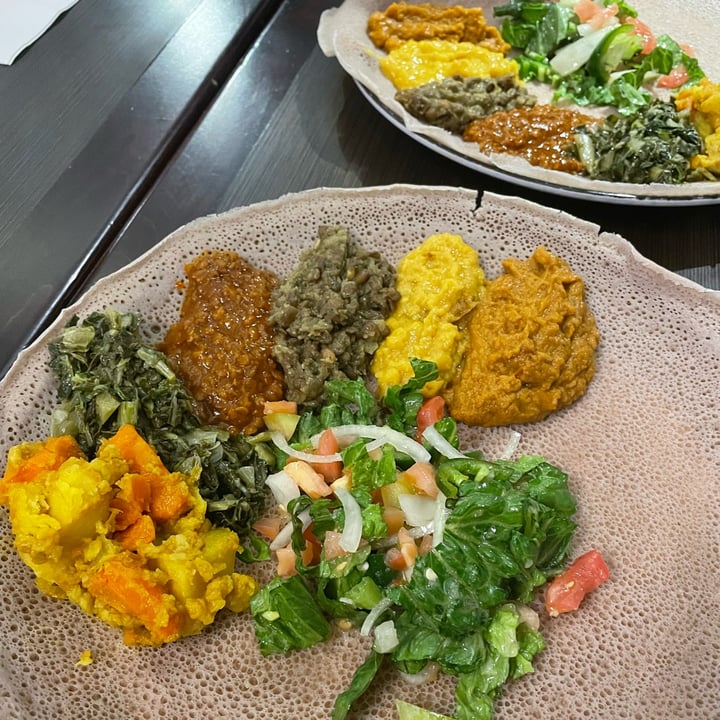 photo of Nazret Ethiopia Resturant special veggie combo shared by @superswede on  24 Oct 2022 - review