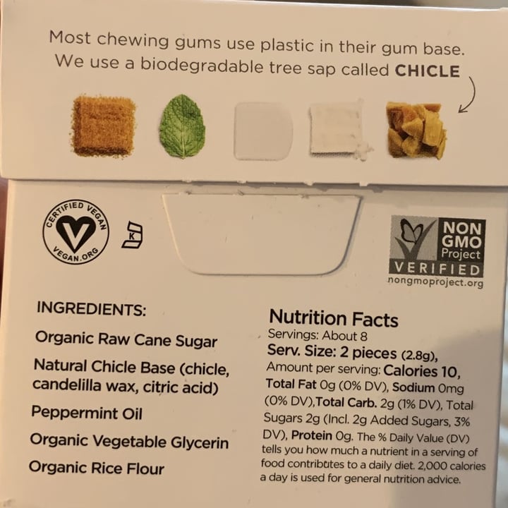 review photo of Simply Gum Peppermint Gum shared by @shibe on 29 Sep 2021 - review