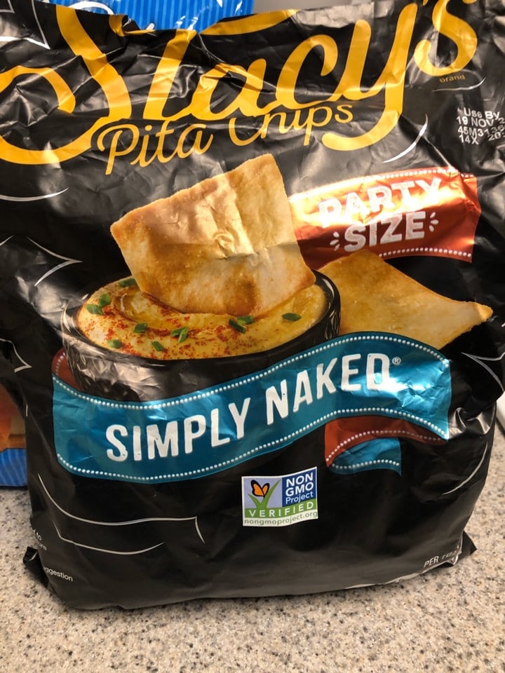 photo of Stacy's Simply Naked Pita Chips shared by @shellkb1919 on  29 Dec 2019 - review