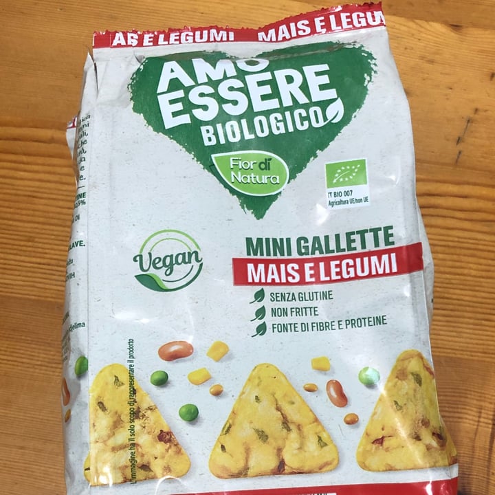 photo of Amo Essere Veg Mini gallette di mais e legumi shared by @nasmix on  24 Nov 2021 - review