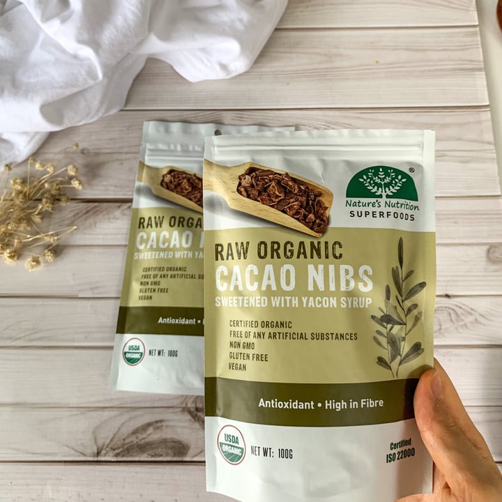 photo of Nature's Nutrition Raw Organic Cacao Nibs shared by @nourishplant on  15 Nov 2020 - review
