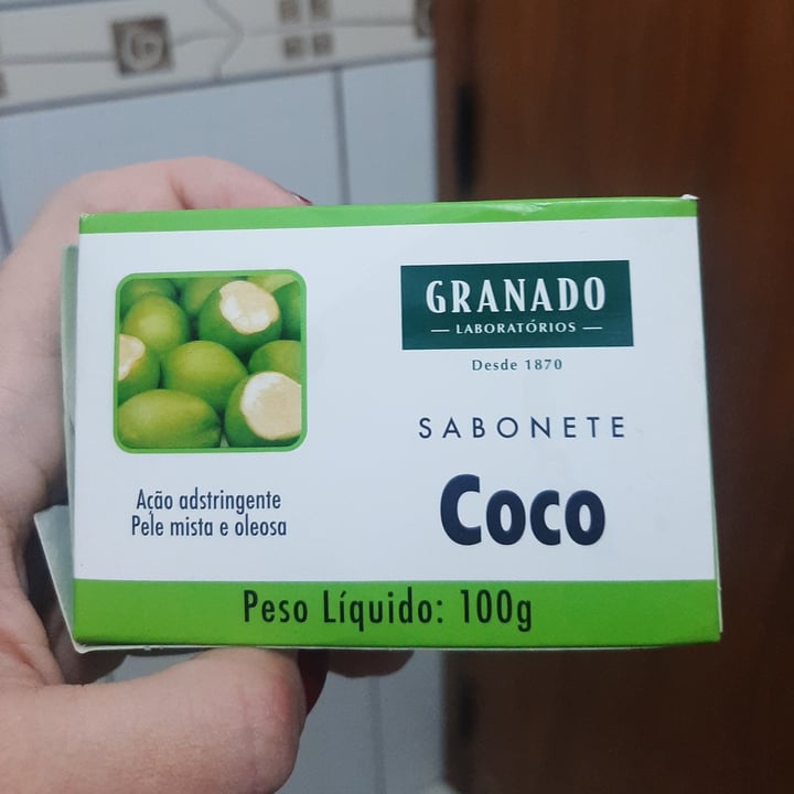 photo of Granado Sabonete de Coco shared by @elainefn on  05 Aug 2022 - review