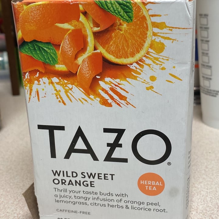 photo of Tazo Wild Sweet Orange Tea shared by @pbogert on  16 Feb 2022 - review