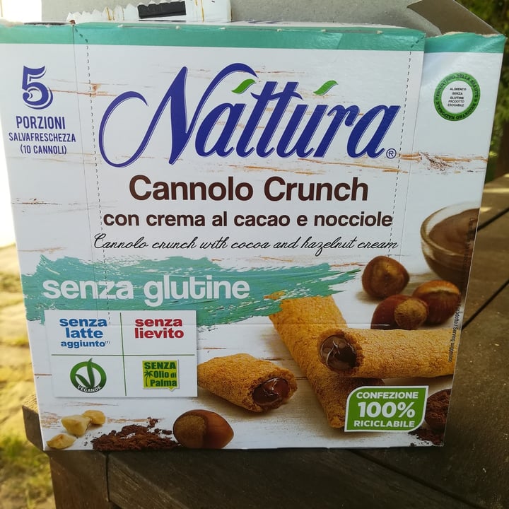 review photo of Nattura Cannolo Crunch con Crema al Cacao e Nocciole shared by @serenasensi on 23 May 2022 - review