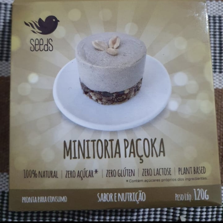 photo of SEEdS - Loja Leblon Mini torta de paçoca shared by @djoaninha on  11 Jul 2021 - review
