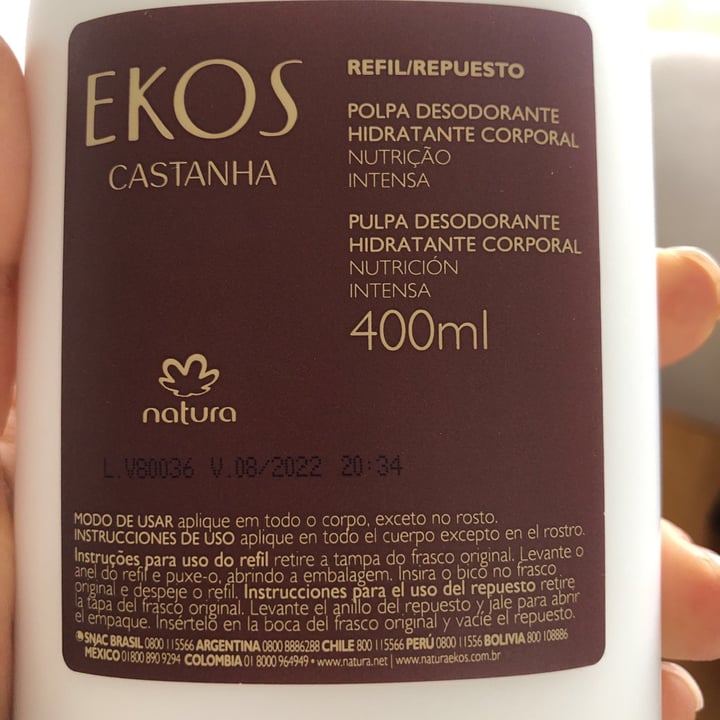 photo of Natura Ekos Castanha shared by @mgpran on  21 Oct 2020 - review
