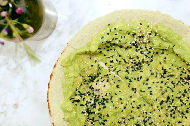 Foto do prato “Crushed Avocado Toast (GF)”
