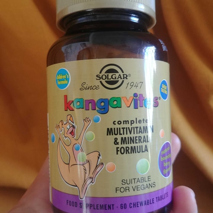 photo of Solgar Kangavites Children’s Complete Multivitamin & Mineral shared by @gracec on  06 Dec 2020 - review
