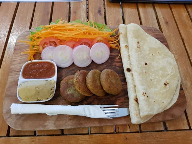 「Falafel Wrap」の料理の写真