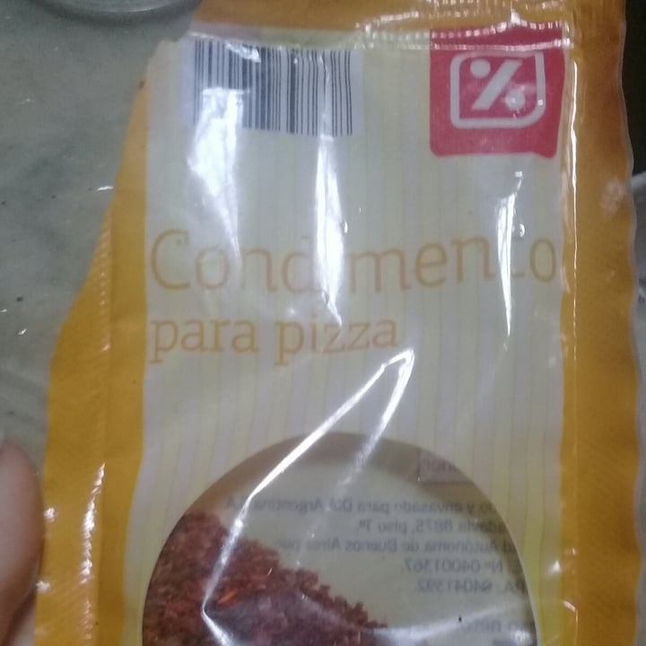 photo of Dia% condimento para pizza shared by @cam1veg on  28 Aug 2020 - review
