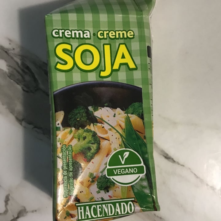 photo of Hacendado Crema de Soja (Nata) shared by @lauraspaanse on  26 Mar 2022 - review