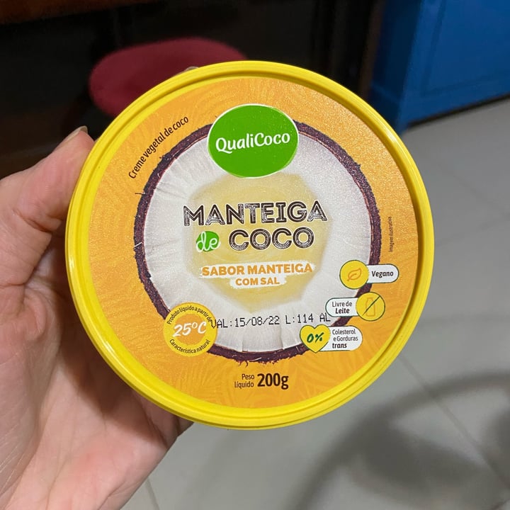 photo of Qualicoco Manteiga de coco com sal shared by @anavieira on  19 Apr 2022 - review