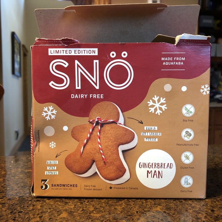 review photo of Snö Gingerbread Man Sandwiches shared by @poppyseeds on 11 Jan 2021 - review