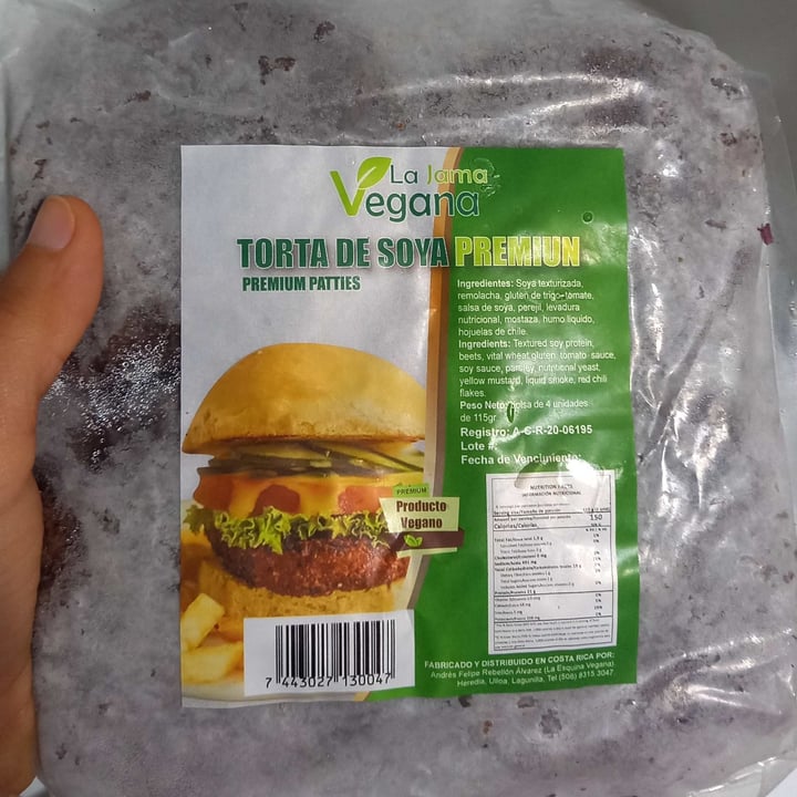 photo of La Jama Vegana Premium Soy Patties shared by @cristina1illiu on  13 May 2022 - review