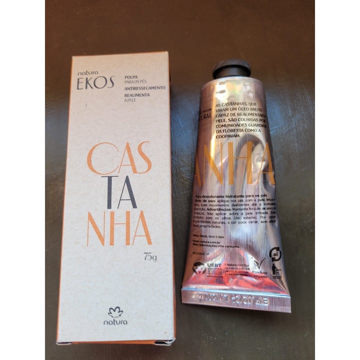 photo of Natura Castanha hand cream shared by @rebecaribeirobraga on  30 Jul 2022 - review